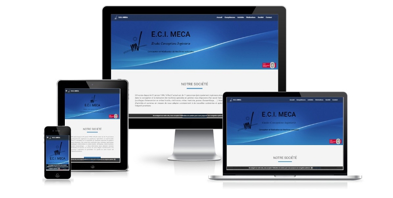 Création de site internet pour ECI MECA