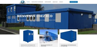 Site web de Vente de Conteneur et Bungalow à Monteux