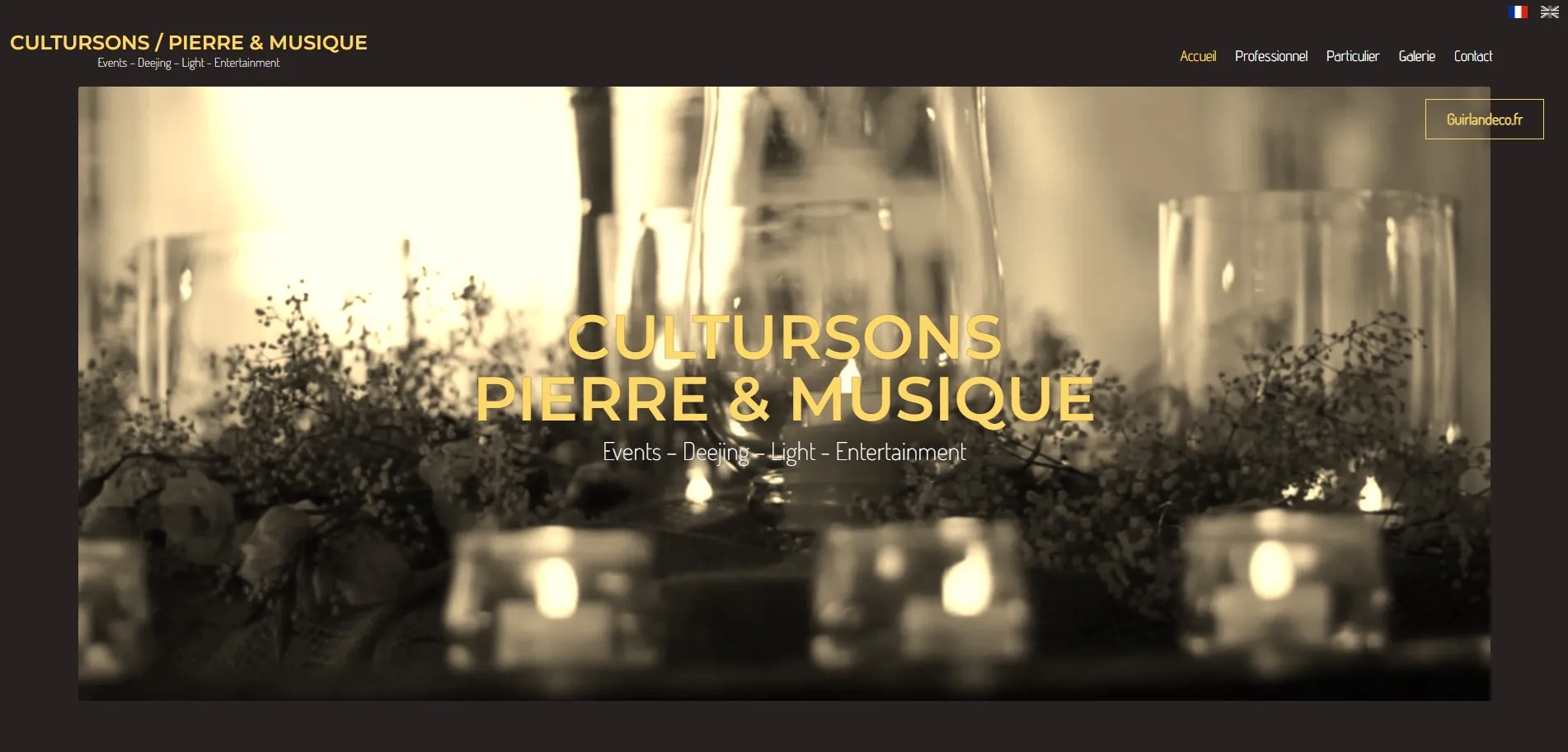 Site web évènementiel à Chateaurenard