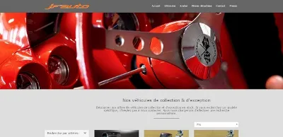 Site web de vente automobiles à Jonquières