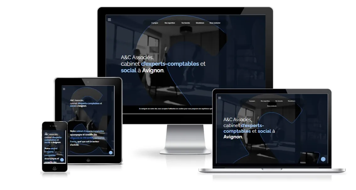 Réalisation site web A&C Associés