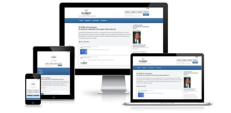 Réalisation site web ID-MED