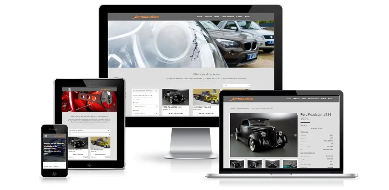 Réalisation site web JFAUTO
