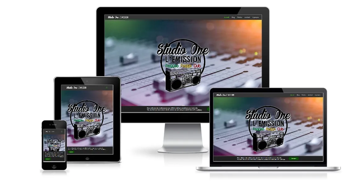 Réalisation site web STUDIO ONE L'ÉMISSION