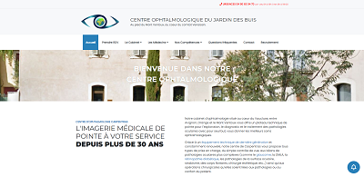 Découvrir la réalisation du site web pour Centre d’ophtalmologie Vauclusien