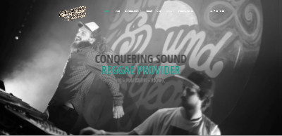 Découvrir la réalisation du site web pour CONQUERING SOUND