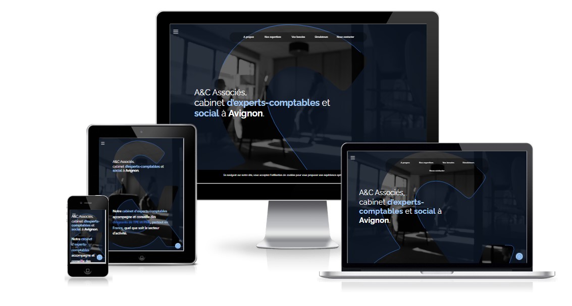 Création de site internet pour A&C Associés