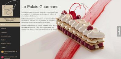 Découvrir la réalisation du site web pour LE PALAIS GOURMAND